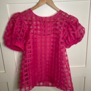Bright Pink Blouse